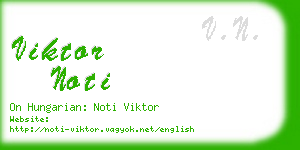 viktor noti business card